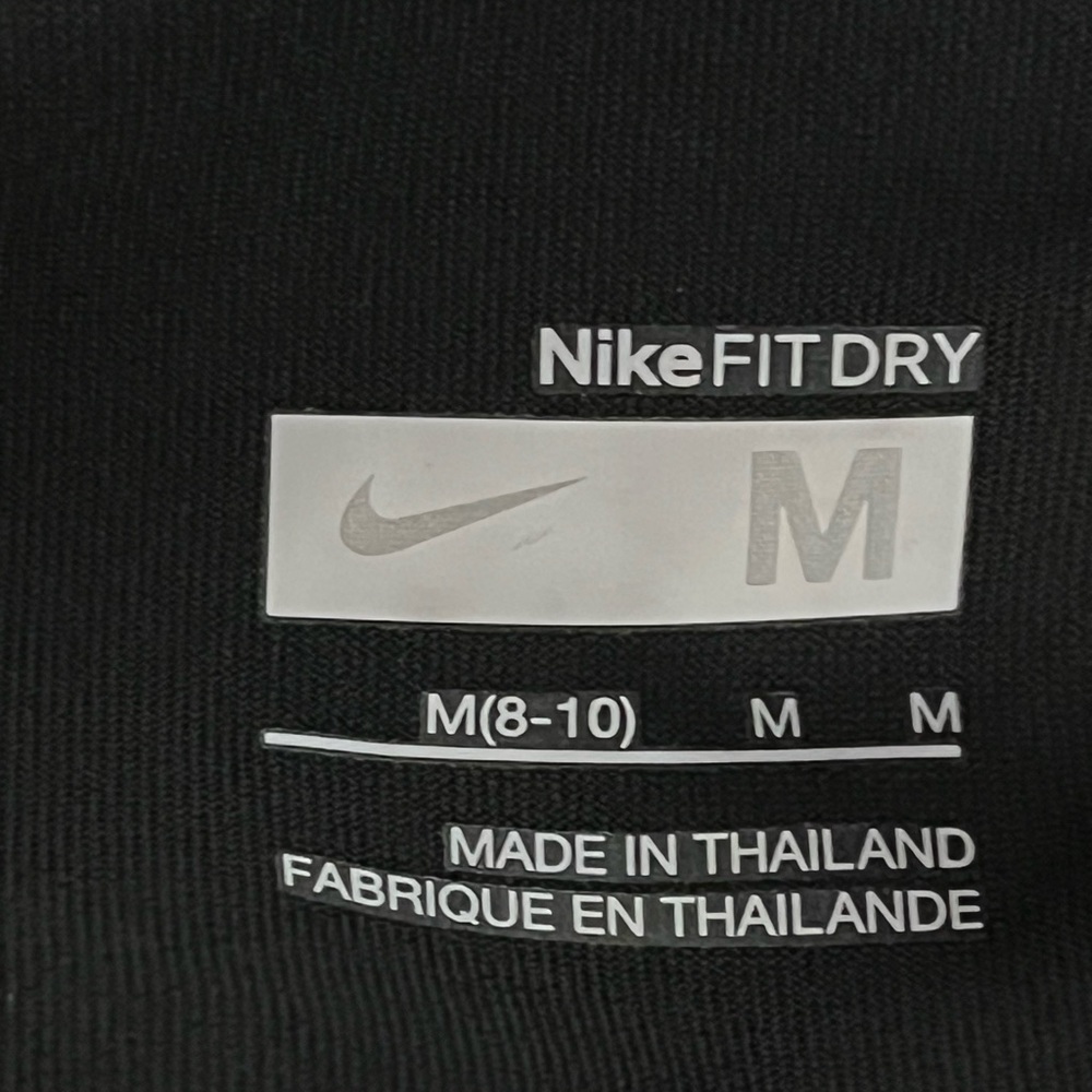 Nike Be Strong Fit Dry Regular Fit Flared Leg Mid Rise Black Leggings - Picture 9 of 11